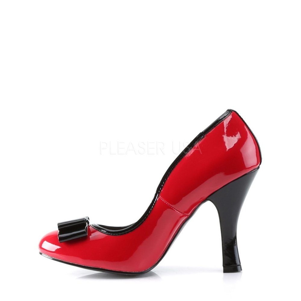 SMITTEN 01, RED/BLACK PATENT - Picture 3 of 4